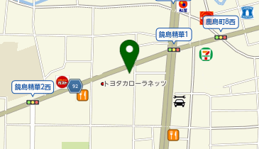 デニーズ岐阜鏡島店の地図画像