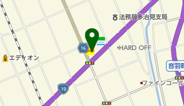 デニーズ多治見店の地図画像