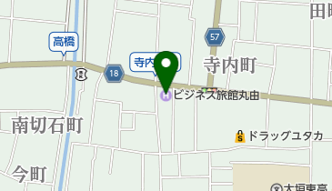 丸由旅館の地図画像