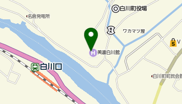 美濃白川館の地図画像