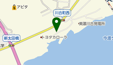 美濃加茂の民宿川桟敷の地図画像