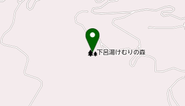 下呂湯けむりの森の地図画像