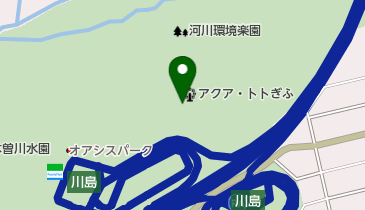 世界淡水魚園の地図画像