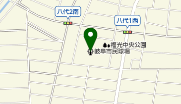 岐阜市民球場の地図画像
