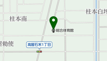 北方町総合体育館の地図画像