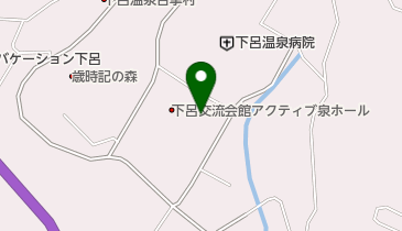 下呂交流会館アクティブ温アリーナの地図画像