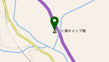 八ヶ滝キャンプ場の地図画像