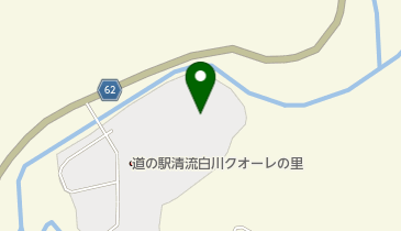 大正河原キャンプ場の地図画像