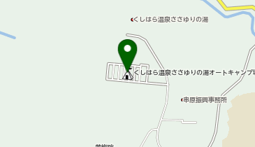 くしはら温泉ささゆりの湯オートキャンプ場の地図画像