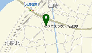 テニスラウンジ西岐阜の地図画像