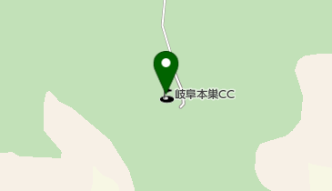 岐阜本巣カントリークラブの地図画像