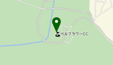 ベルフラワーカントリー倶楽部の地図画像