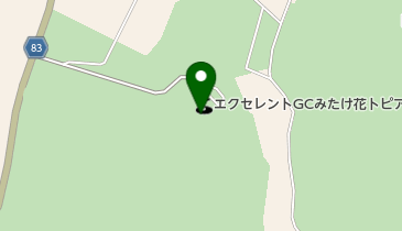 富士OGMエクセレントクラブ御嵩花トピアコースの地図画像