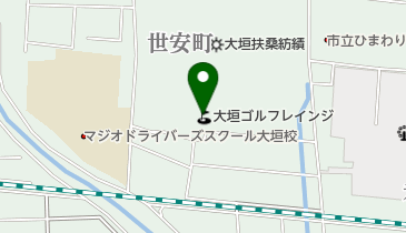 大垣ゴルフレインジの地図画像