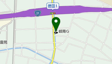 岐南ゴルフの地図画像