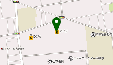 ハローズガーデン各務原の地図画像