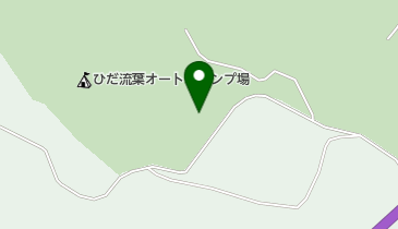ひだ流葉オートキャンプ場の地図画像
