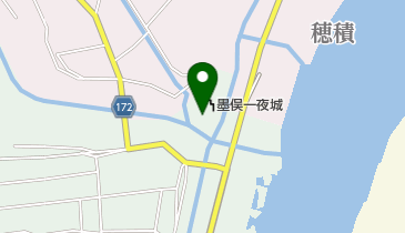 一夜城址と犀川堤の地図画像