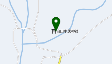 石徹白の大杉の地図画像