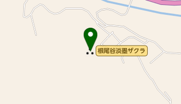 淡墨ザクラの地図画像