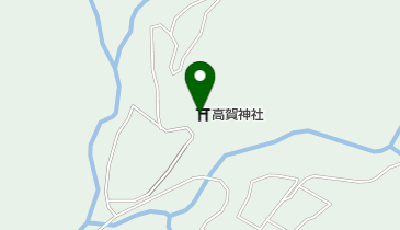 高賀神社の地図画像