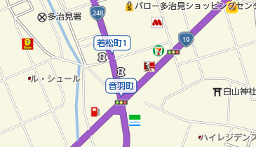 大神神社の地図画像
