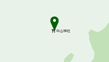 中山神社の地図画像