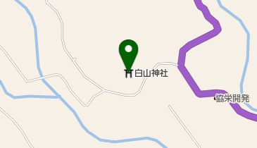 白山神社の地図画像