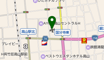 飛騨国分寺の地図画像