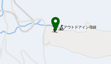 母袋温泉の地図画像