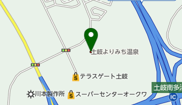 土岐よりみち温泉の地図画像