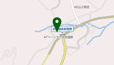 池田温泉新館の地図画像