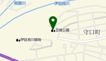 旦島公園の地図画像