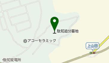 追分墓園の地図画像