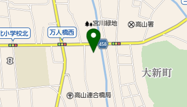 宮川緑地の地図画像