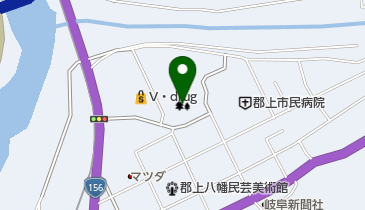 郡上八幡中央公園の地図画像