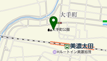 大手町公園の地図画像