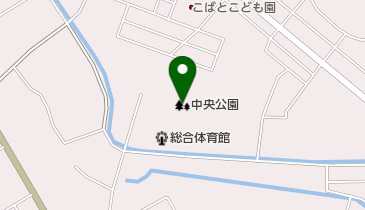 中央公園の地図画像