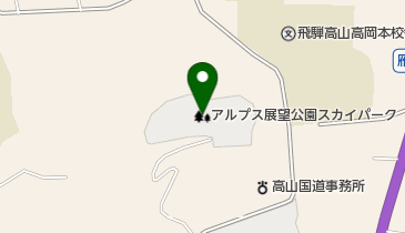 アルプス展望公園「スカイパーク」の地図画像