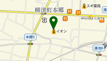 イオン柳津店の地図画像