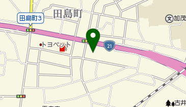 ジャパンレンタカー美濃加茂の地図画像