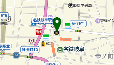 岐阜ロフトの地図画像