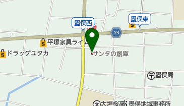 サンタの創庫墨俣店の地図画像