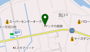 サンタの創庫可児店の地図画像