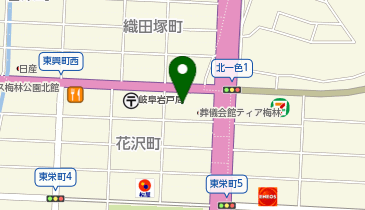 ニコニコレンタカー岐阜東興町店の地図画像