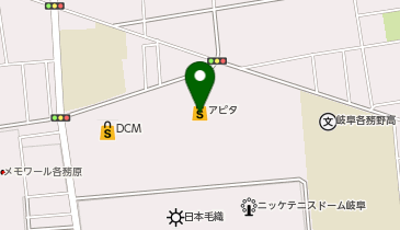 カーブスアピタ各務原の地図画像