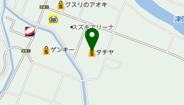 タチヤ関稲口店の地図画像