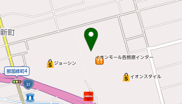 バーガーキングイオンモール各務原店の地図画像