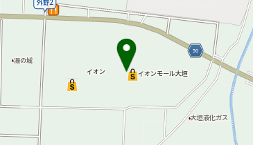 バーガーキングイオンモール大垣店の地図画像