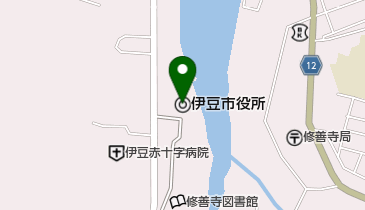 伊豆市役所の地図画像